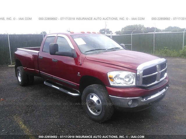 3D7MX48C67G709482 - 2007 DODGE RAM 3500 ST/SLT RED photo 1