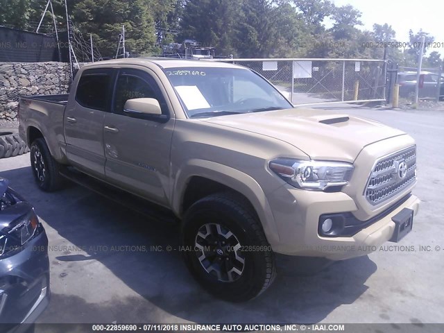3TMDZ5BN3HM023004 - 2017 TOYOTA TACOMA DBL CAB/SR5/TRD SPORT/OR TAN photo 1