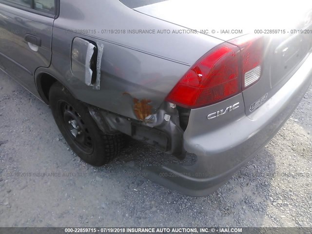 1HGES16335L006129 - 2005 HONDA CIVIC DX VP Boz foto 6