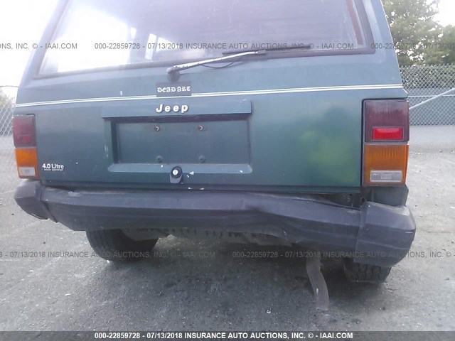 1J4FJ78S0TL321359 - 1996 JEEP CHEROKEE COUNTRY GREEN photo 6