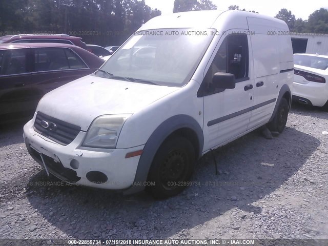 NM0LS7CN6AT021889 - 2010 FORD TRANSIT CONNECT XL WHITE photo 2