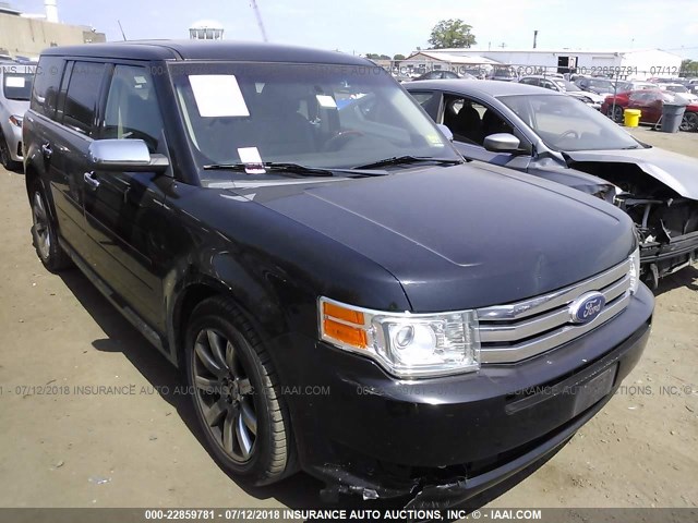 2FMHK6DC9BBD25361 - 2011 FORD FLEX LIMITED BLACK photo 1