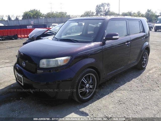 JTLKE50E181015149 - 2008 TOYOTA SCION XB იასამნისფერი ფოტო 2