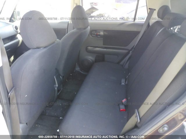 JTLKE50E181015149 - 2008 TOYOTA SCION XB იასამნისფერი ფოტო 8