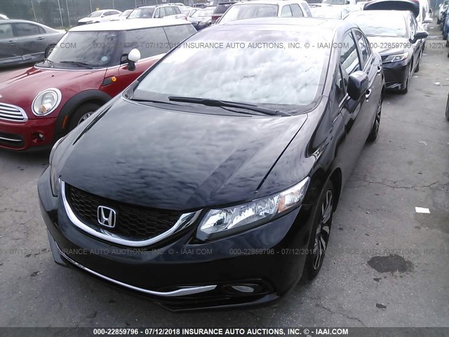 19XFB2F98FE047704 - 2015 HONDA CIVIC EXL BLACK photo 6
