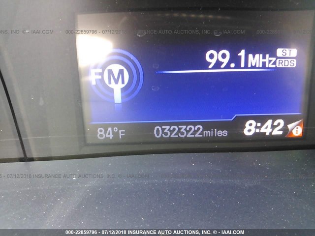 19XFB2F98FE047704 - 2015 HONDA CIVIC EXL BLACK photo 7