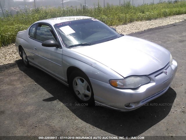 2G1WX15K229117814 - 2002 CHEVROLET MONTE CARLO SS 银色 照片 1