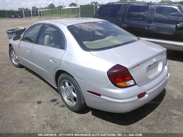 1G3GS64C214123812 - 2001 OLDSMOBILE AURORA 4.0 SILVER photo 3