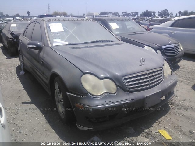 WDBRF52H26A856939 - 2006 MERCEDES-BENZ C GENERATION 2006 230 BLUE photo 1