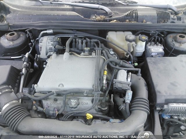 1G1ZT54844F174628 - 2004 CHEVROLET MALIBU LS შავი ფოტო 10