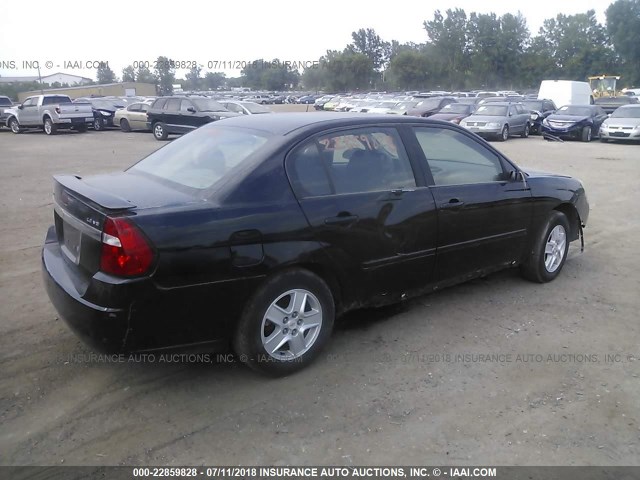 1G1ZT54844F174628 - 2004 CHEVROLET MALIBU LS შავი ფოტო 4