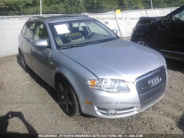 WAUKF68E15A459093 - 2005 AUDI A4 2.0T AVANT QUATTRO SILVER photo 1