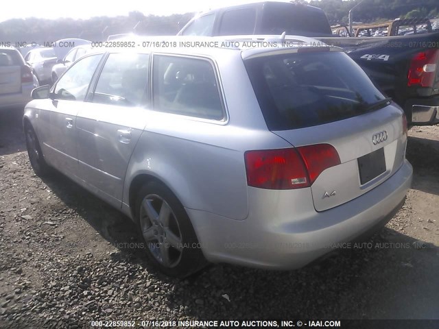 WAUKF68E15A459093 - 2005 AUDI A4 2.0T AVANT QUATTRO SILVER photo 3