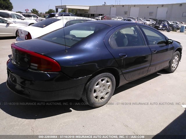 2B3HD46RX2H285701 - 2002 DODGE INTREPID SE BLUE photo 4