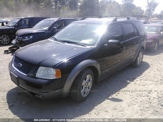 1FMZK05105GA60096 - 2005 FORD FREESTYLE SEL BLACK photo 2