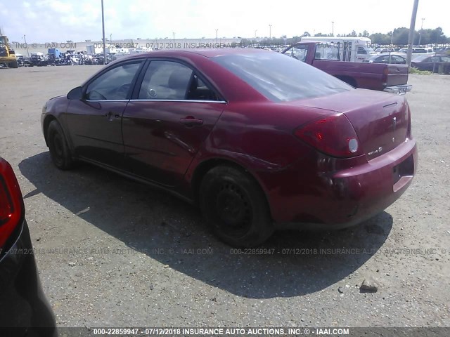 1G2ZF58B874229008 - 2007 PONTIAC G6 VALUE LEADER/BASE RED photo 3