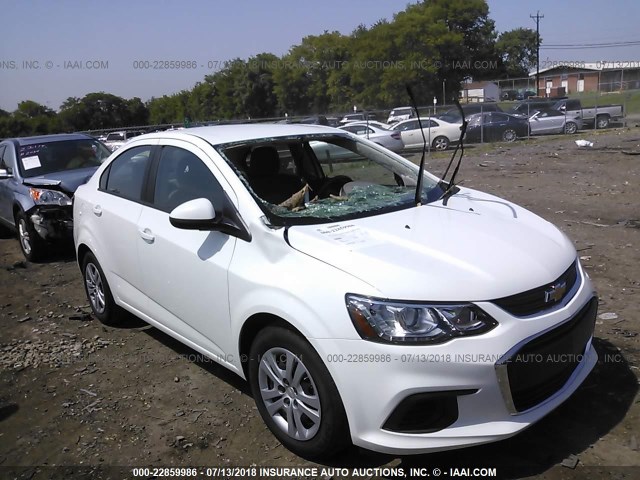 1G1JB5SH7J4109623 - 2018 CHEVROLET SONIC LS 白色 照片 1