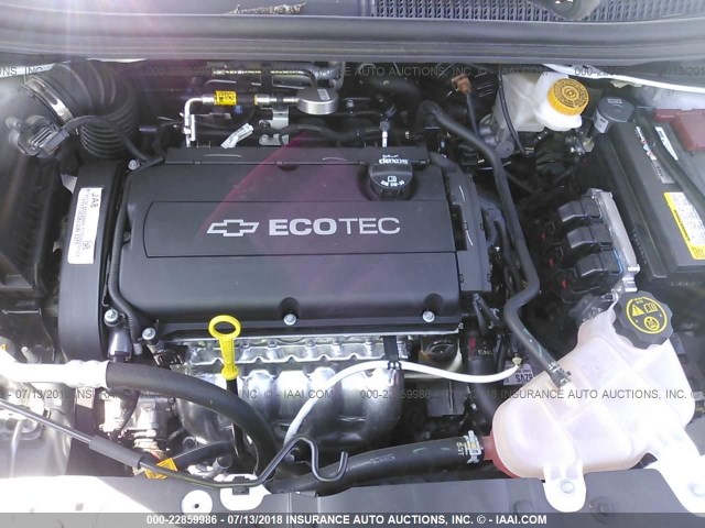 1G1JB5SH7J4109623 - 2018 CHEVROLET SONIC LS 白色 照片 10