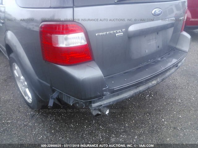 1FMDK06175GA44468 - 2005 FORD FREESTYLE LIMITED GRAY photo 6