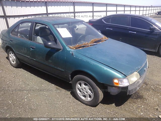 1N4AB41D0SC768589 - 1995 NISSAN SENTRA XE/GXE/GLE/BASE GREEN photo 1