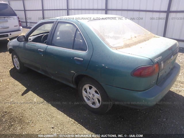 1N4AB41D0SC768589 - 1995 NISSAN SENTRA XE/GXE/GLE/BASE GREEN photo 3