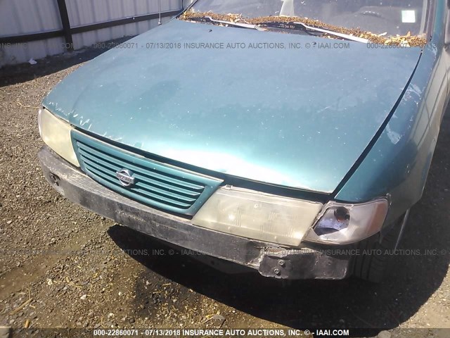 1N4AB41D0SC768589 - 1995 NISSAN SENTRA XE/GXE/GLE/BASE GREEN photo 6