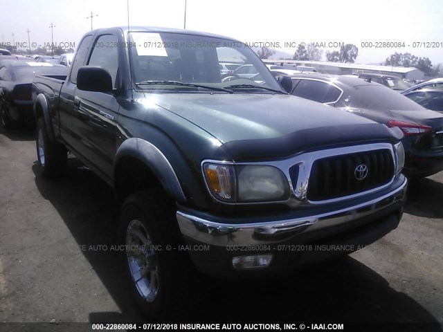 5TESN92N51Z728714 - 2001 TOYOTA TACOMA XTRACAB PRERUNNER 绿色 照片 1