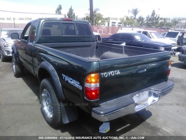 5TESN92N51Z728714 - 2001 TOYOTA TACOMA XTRACAB PRERUNNER 绿色 照片 3