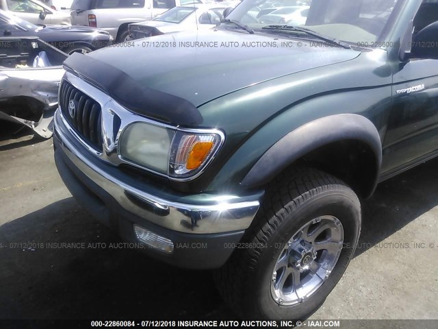 5TESN92N51Z728714 - 2001 TOYOTA TACOMA XTRACAB PRERUNNER 绿色 照片 6