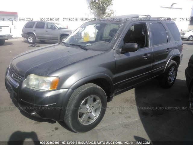 1FMCU041X4KB11083 - 2004 FORD ESCAPE LIMITED GRAY photo 2