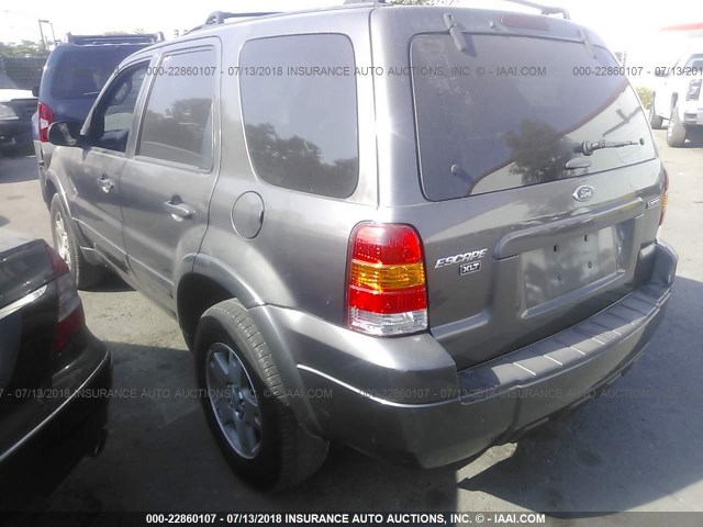 1FMCU041X4KB11083 - 2004 FORD ESCAPE LIMITED GRAY photo 3