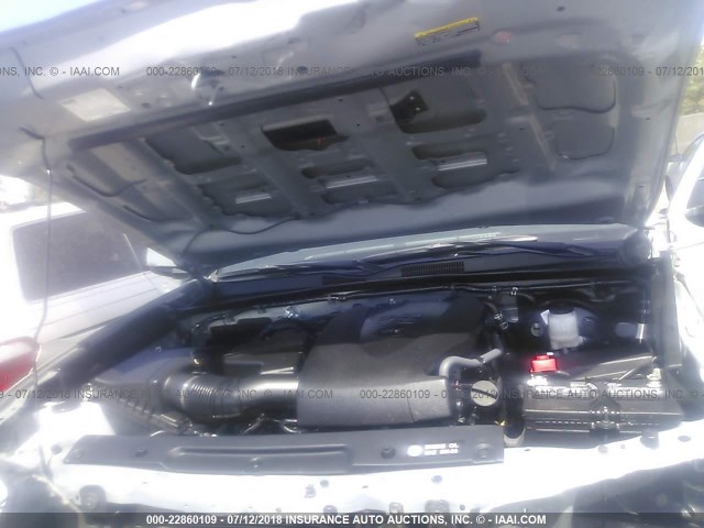 5TFAZ5CN5JX057057 - 2018 TOYOTA TACOMA DBL CAB/SR5/TRD SPORT/OR GRAY photo 10