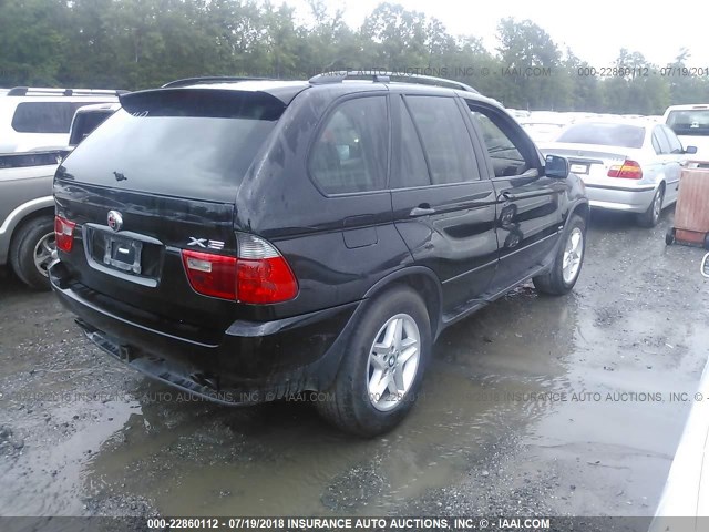 5UXFB335X2LH32457 - 2002 BMW X5 4.4I BLACK photo 4