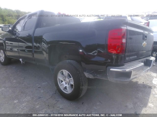 1GCRCREC7JZ157382 - 2018 CHEVROLET SILVERADO C1500 LT BLACK photo 3