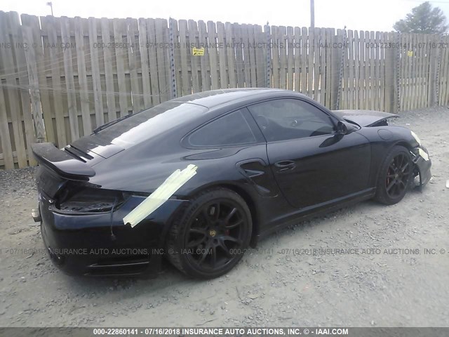 WP0AD299X7S784501 - 2007 PORSCHE 911 TURBO BLACK photo 4