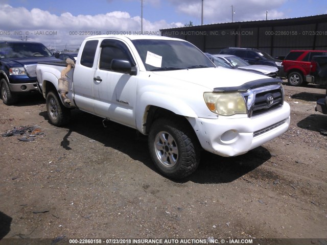 5TEUU42N16Z316151 - 2006 TOYOTA TACOMA ACCESS CAB WHITE photo 1