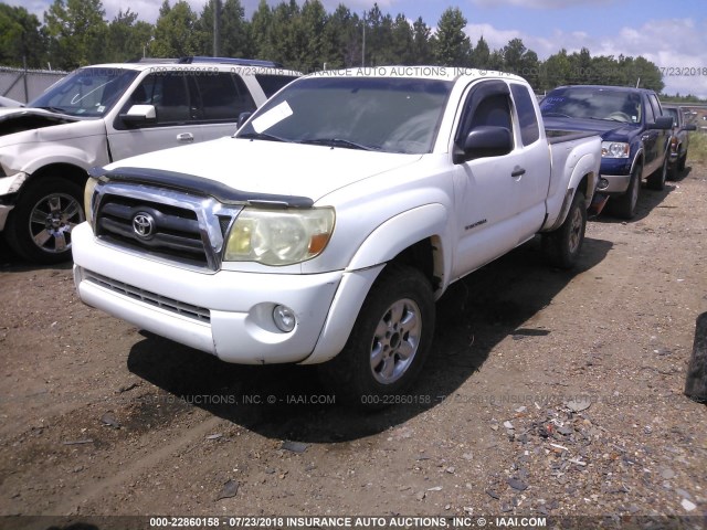 5TEUU42N16Z316151 - 2006 TOYOTA TACOMA ACCESS CAB Ақ фото 2