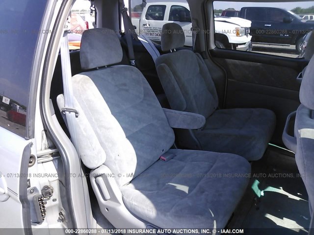 5FNRL18604B122989 - 2004 HONDA ODYSSEY EX SILVER photo 8