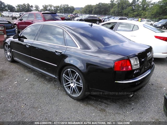 WAUMV44E87N014786 - 2007 AUDI A8 L QUATTRO BLACK photo 3