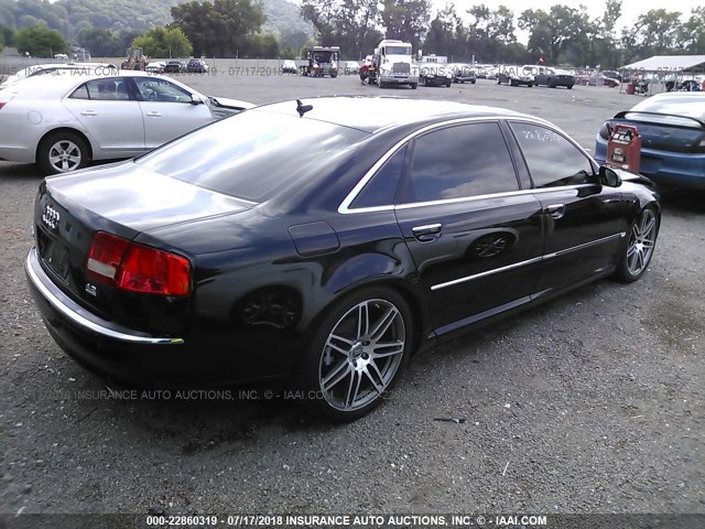 WAUMV44E87N014786 - 2007 AUDI A8 L QUATTRO BLACK photo 4