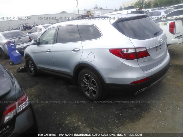 KM8SM4HF6GU154725 - 2016 HYUNDAI SANTA FE SE SILVER photo 3