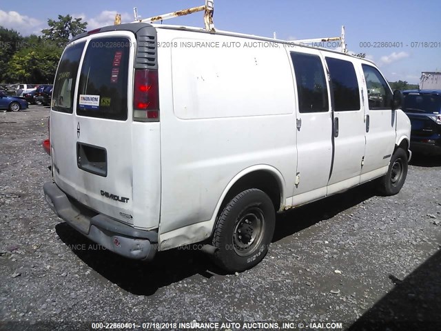 1GCHG35R121157735 - 2002 CHEVROLET EXPRESS G3500  WHITE photo 4