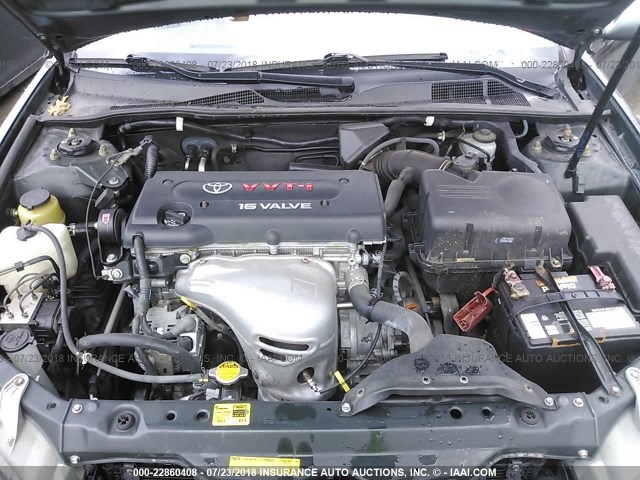 4T1BE32K22U620124 - 2002 TOYOTA CAMRY LE/XLE/SE Yaşıl foto 10