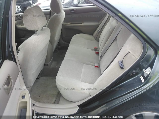4T1BE32K22U620124 - 2002 TOYOTA CAMRY LE/XLE/SE Yaşıl foto 8