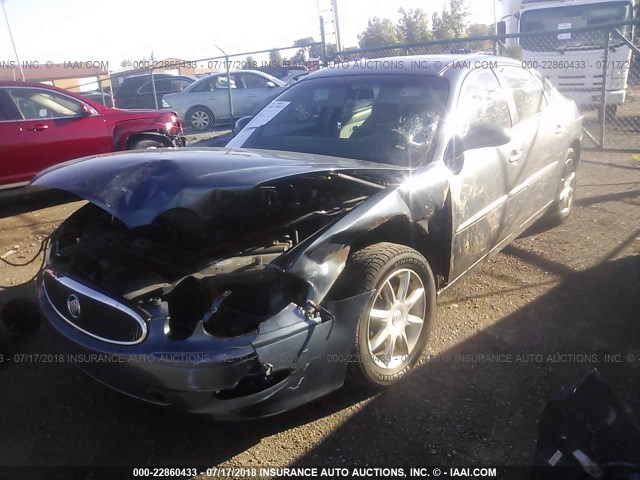 2G4WE587961251652 - 2006 BUICK LACROSSE CXS BLUE photo 2