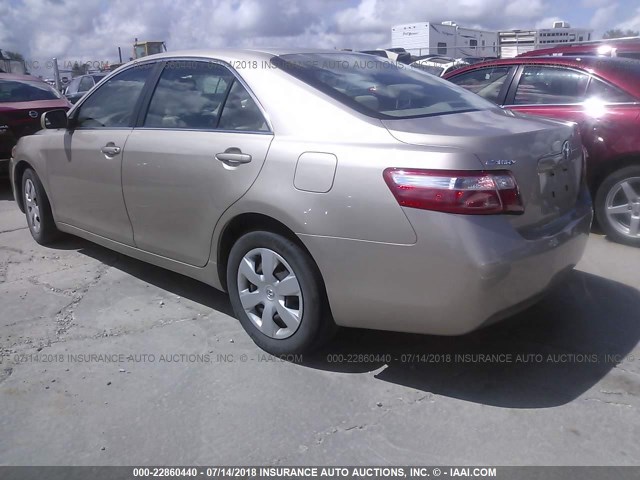 4T4BE46K78R031407 - 2008 TOYOTA CAMRY CE/LE/XLE/SE TAN photo 3
