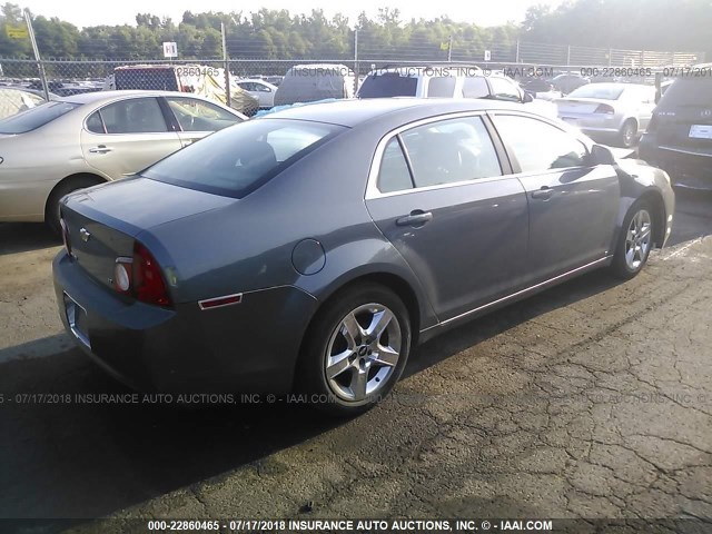 1G1ZH57B894265154 - 2009 CHEVROLET MALIBU 1LT 蓝色 照片 4