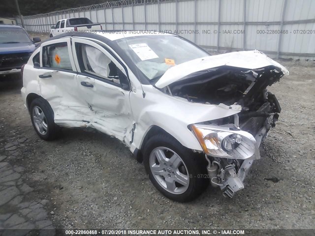 1B3HB48B98D678357 - 2008 DODGE CALIBER SXT WHITE photo 1