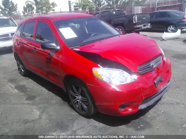 2T1KR32E98C699073 - 2008 TOYOTA COROLLA MATRIX XR RED photo 1