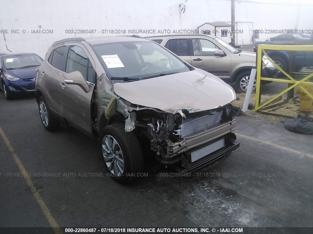 KL4CJESB9JB619220 - 2018 BUICK ENCORE PREFERRED GOLD photo 1